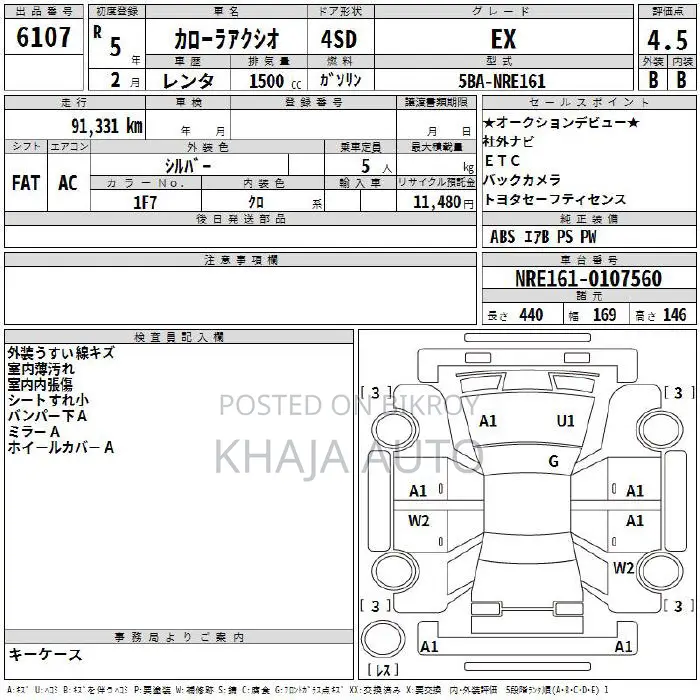 Toyota Axio 2022 Silver