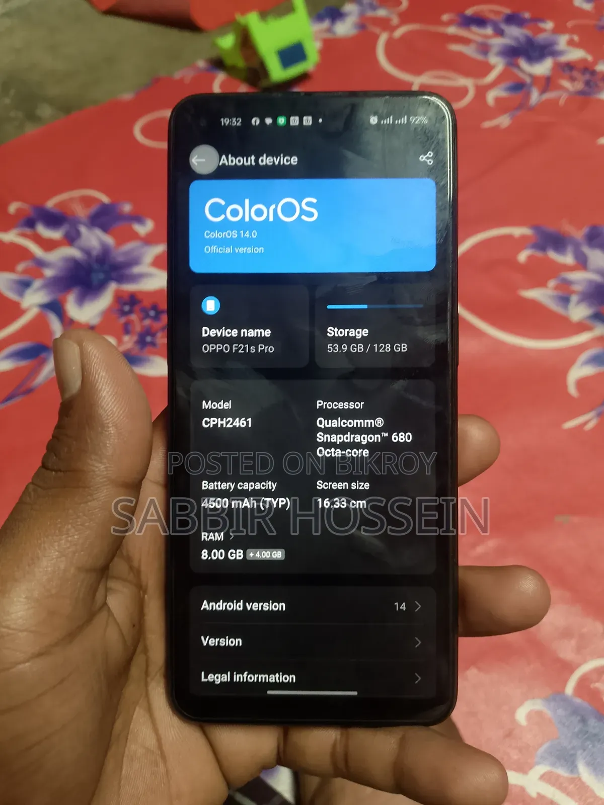 Oppo F21s Pro 128 GB Black