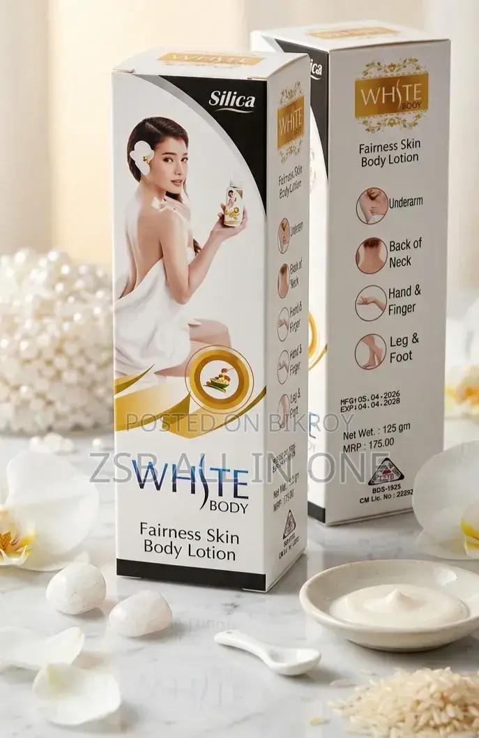 Silica White Body Fairness Skin Body Lotion Make Yourself Fair