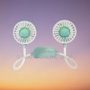 Portable Neck and Desktop Usb Fan (Dd 5583)