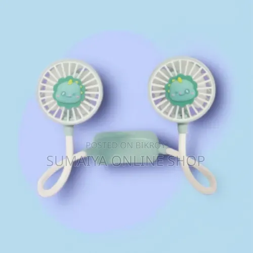 Portable Neck and Desktop Usb Fan (Dd 5583)