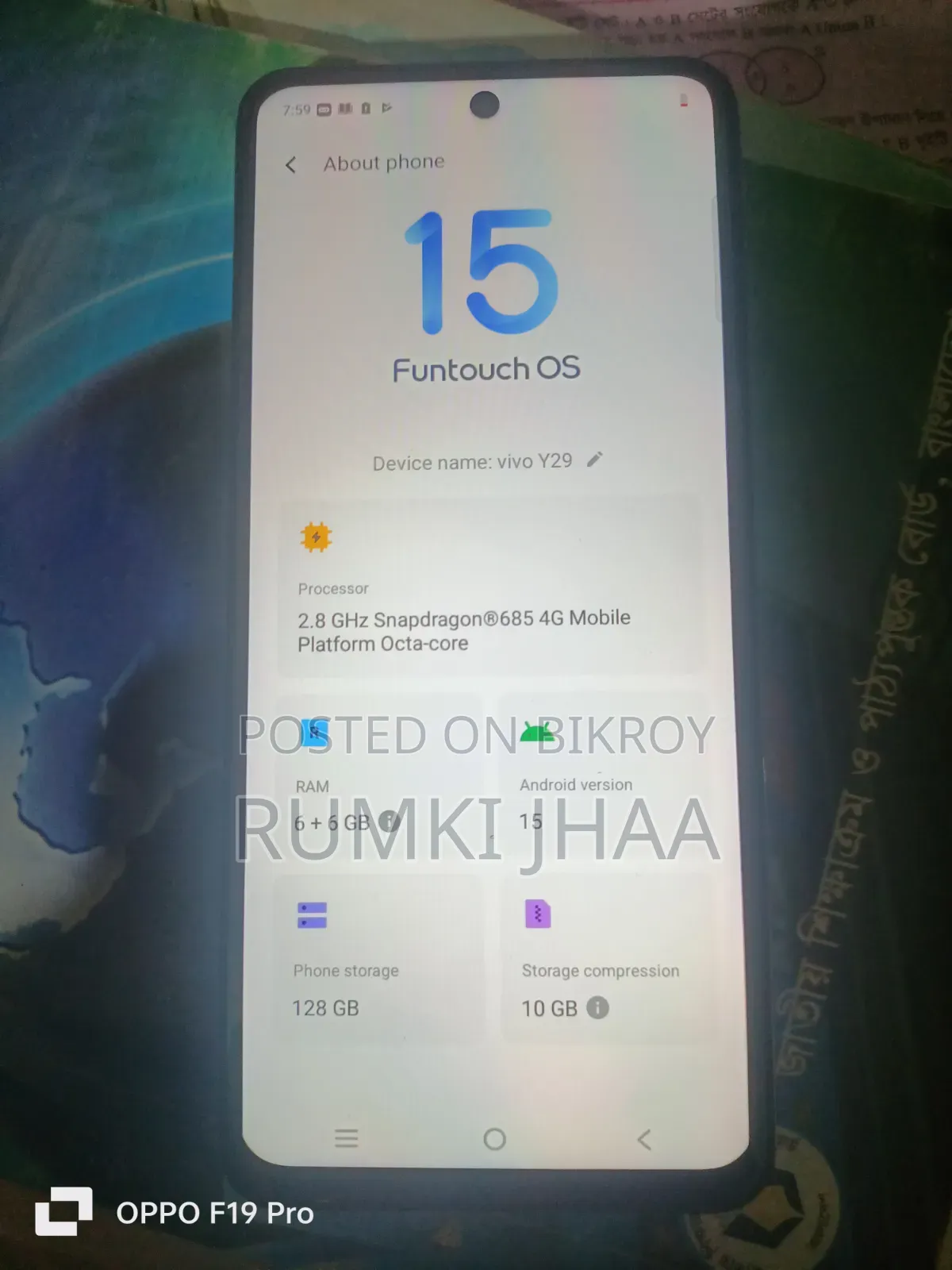 Vivo Y29 128 GB Black