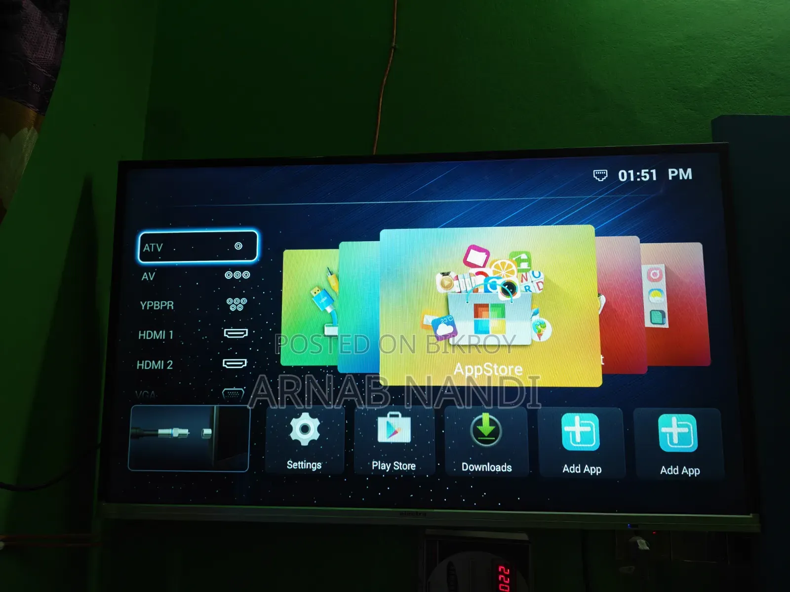 43 Inch Electra Smart LED TV (With Remote)