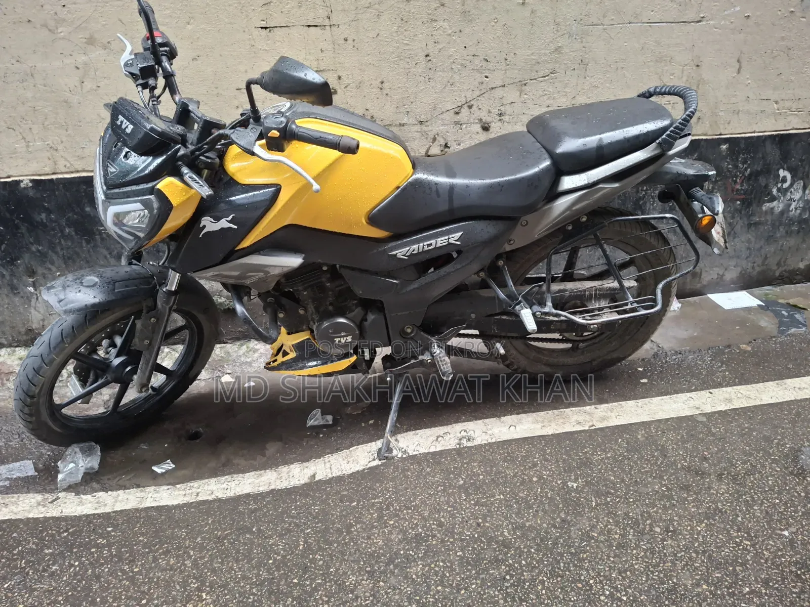 TVS Raider 125 2022 Yellow
