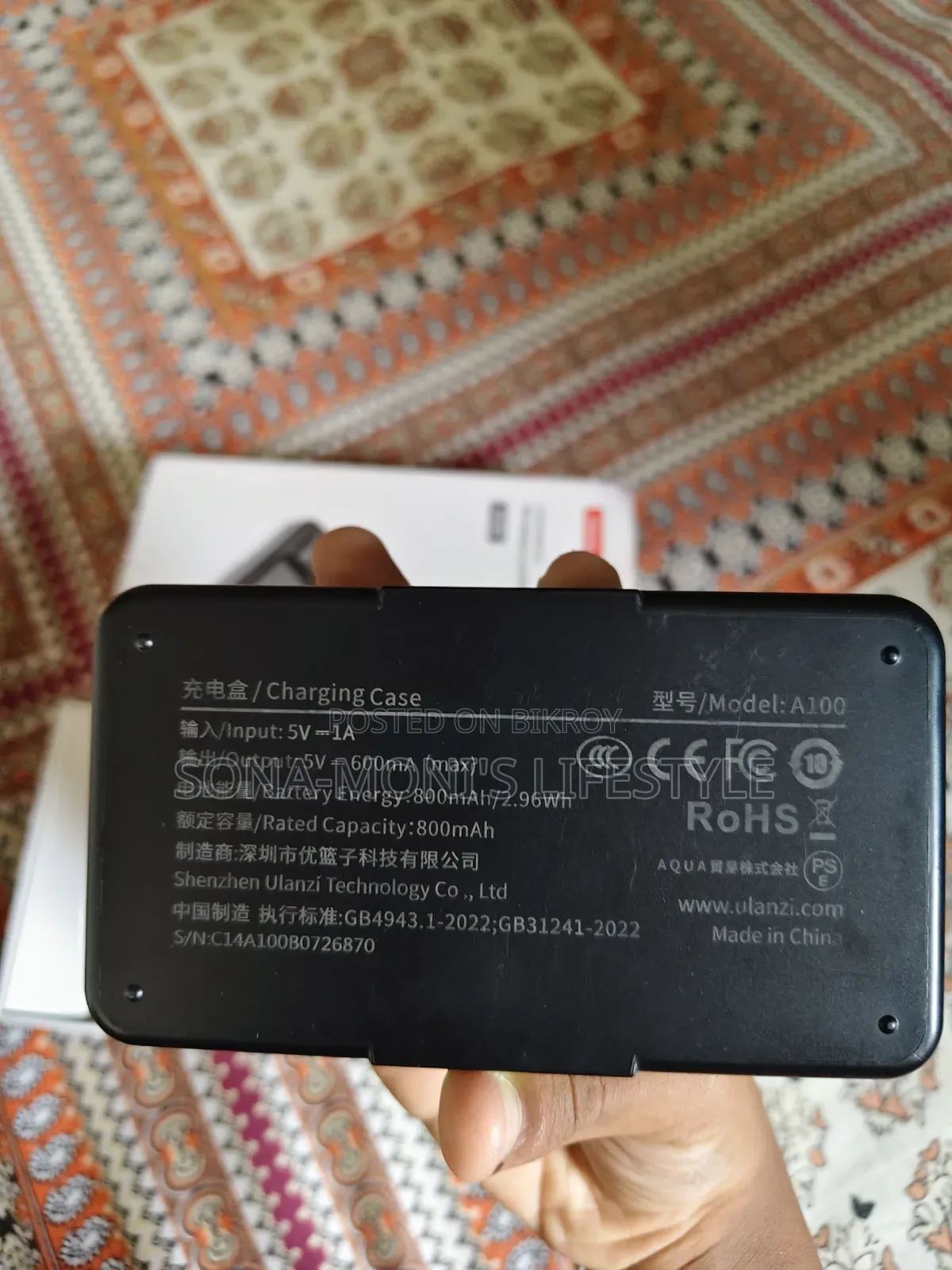 Wireless Lavalier Microphone A100
