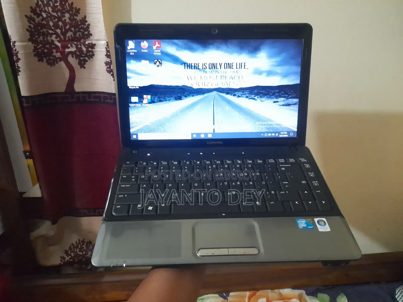 Laptop HP Compaq Presario CQ35 3GB Intel Core 2 Duo HDD 250GB