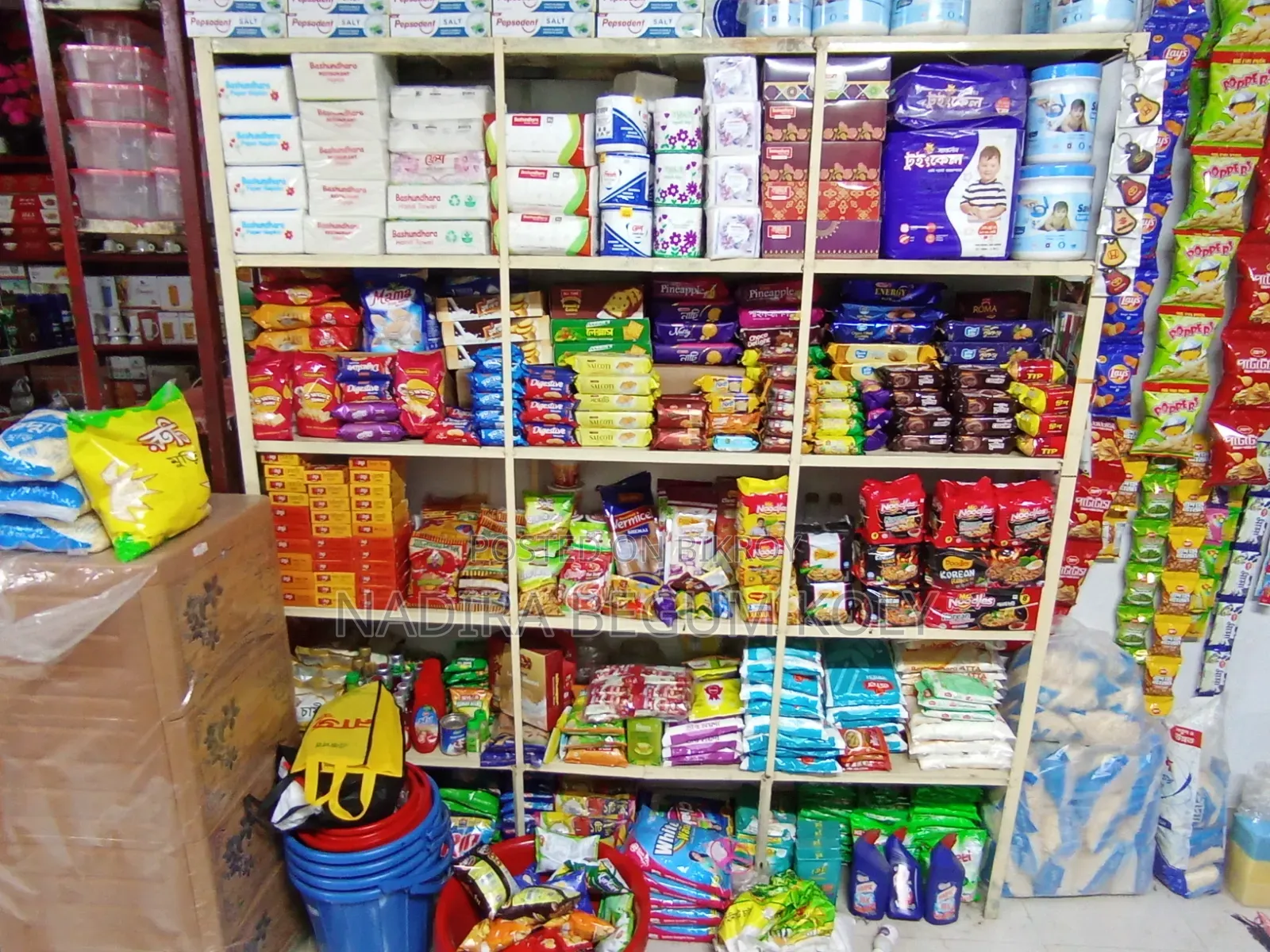 Steel rack for shop