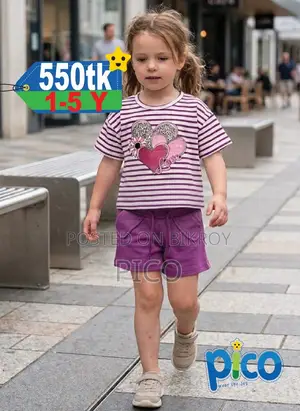 Girls Crop Set (1-5) Years