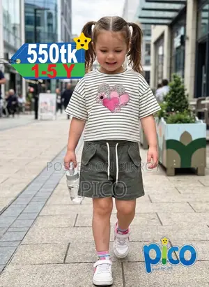 Girls Crop Set (1-5) Years