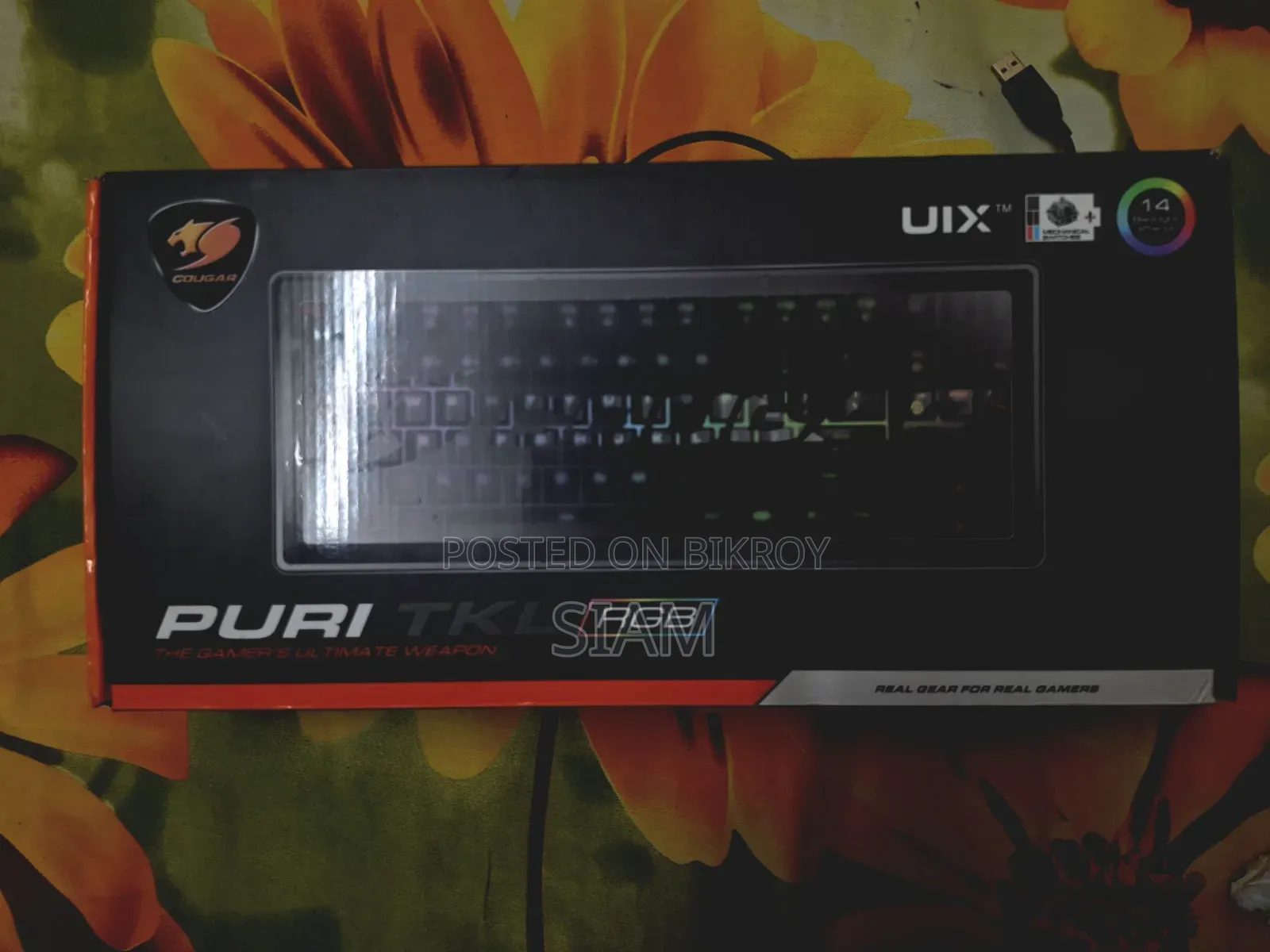 Cougar Puri TKL RGB Mechanical Gaming Keyboard (Red Switch)