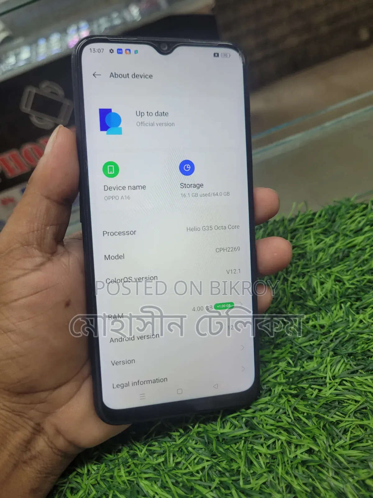 Oppo A16 64 GB Green