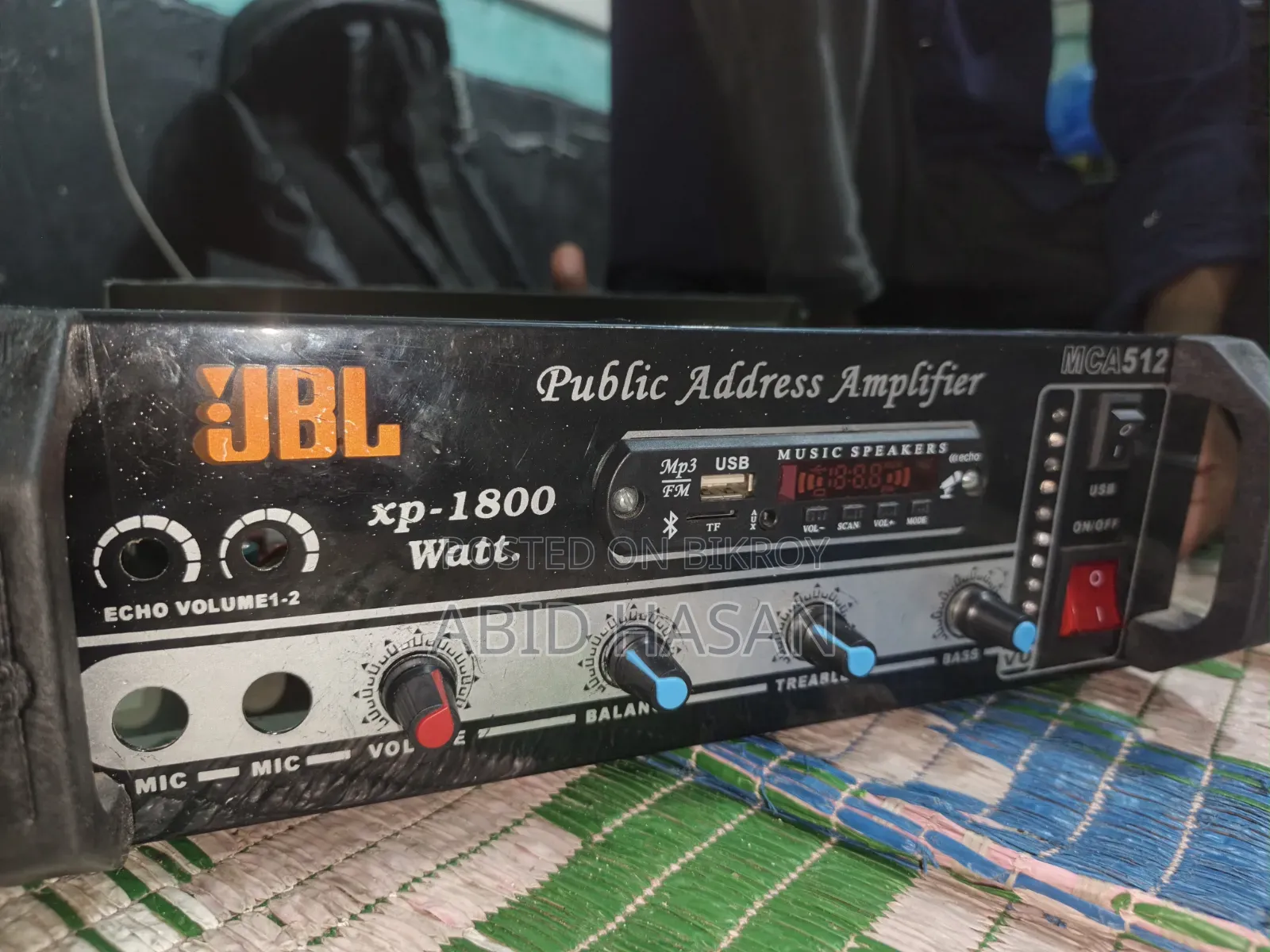 Amplifier With Speaker 8 Inch*2