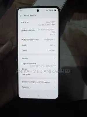 Oppo Reno12 F 256 GB Black
