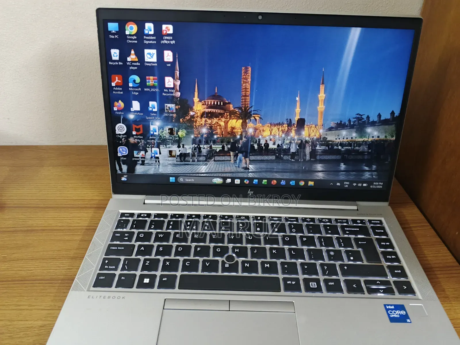 Laptop HP EliteBook 840 G8 16GB Intel Core I5 SSD 500GB