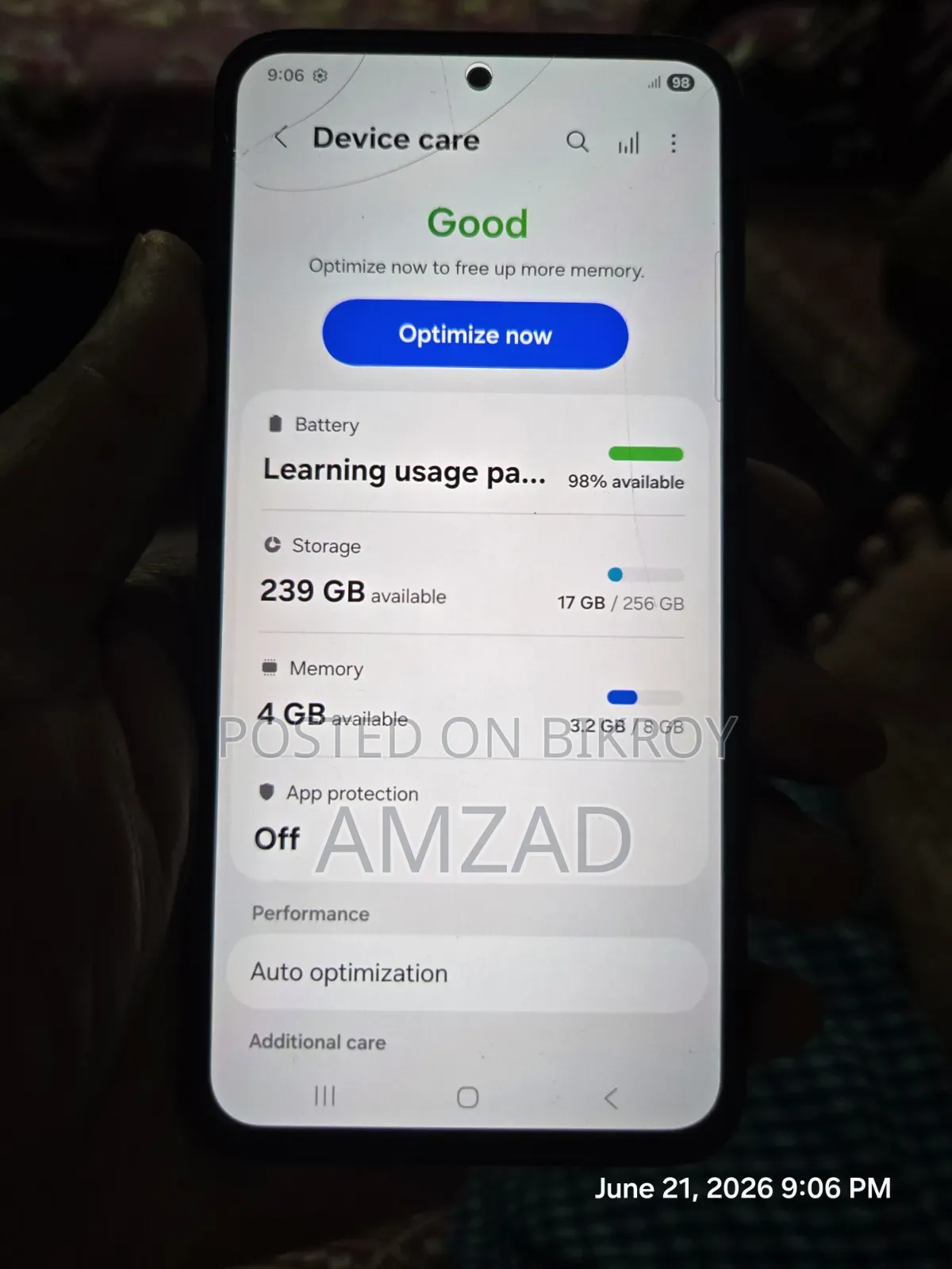 Samsung Galaxy A54 5G 256 GB Black