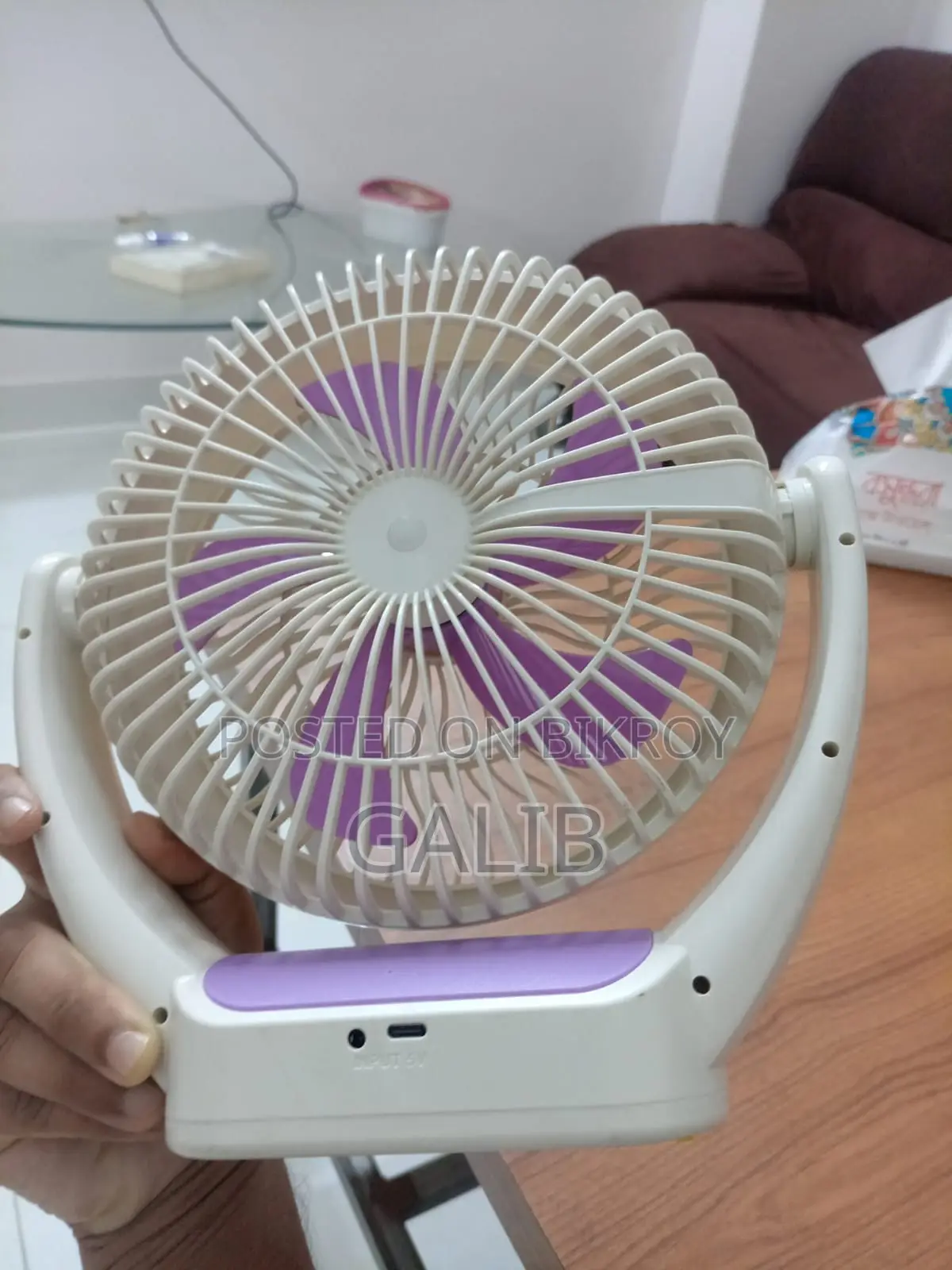 12 HRS Heavy Duty Rechargeable Fan