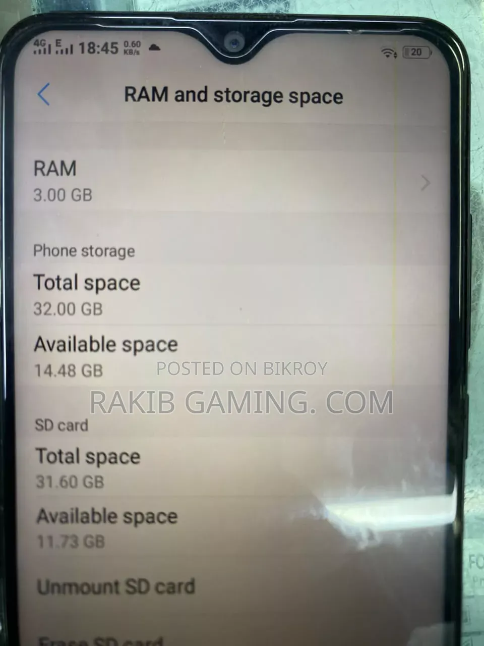 Vivo Y93 32 GB Blue
