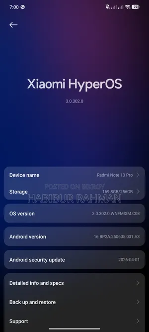 Xiaomi Redmi Note 13 Pro 256 GB Blue
