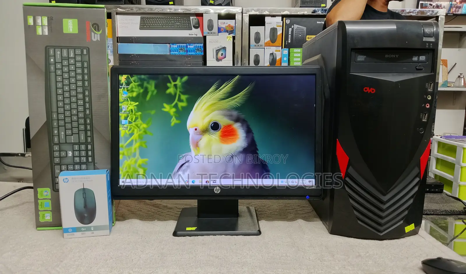 Desktop Computer 4GB Intel Core I3 SSD 500GB