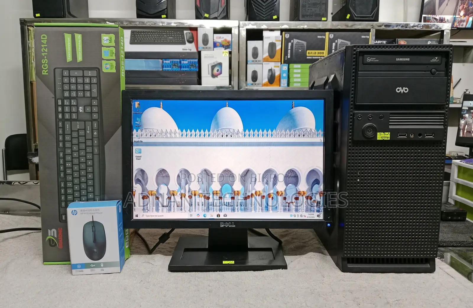 Desktop Computer 4GB Intel Core I3 HDD 1TB