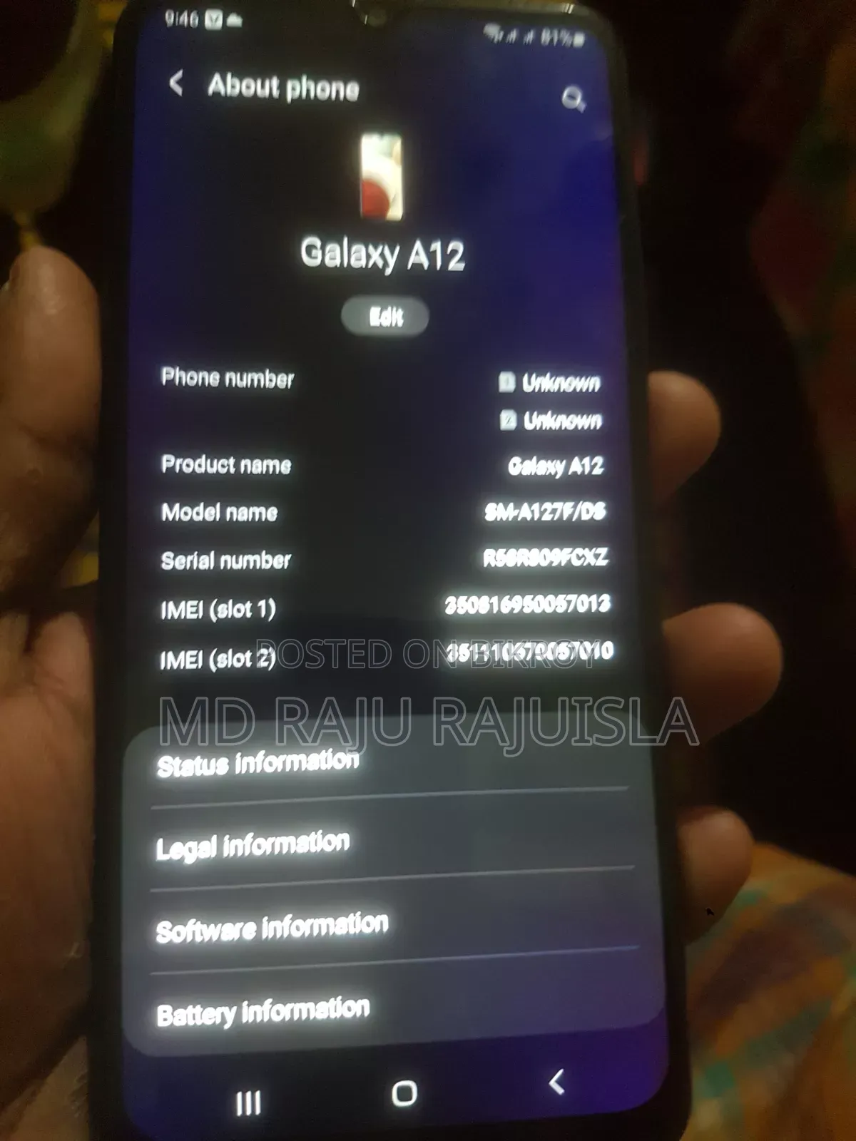 Samsung Galaxy A12 128 GB Black
