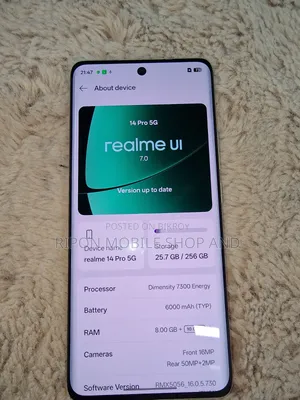 নতুন Realme 14 Pro ২৫৬ জিবি সাদা