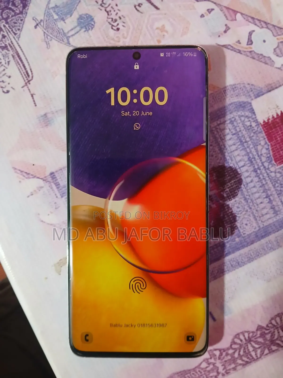 Samsung Galaxy A82 5G (Galaxy Quantum 2) 128 GB Silver