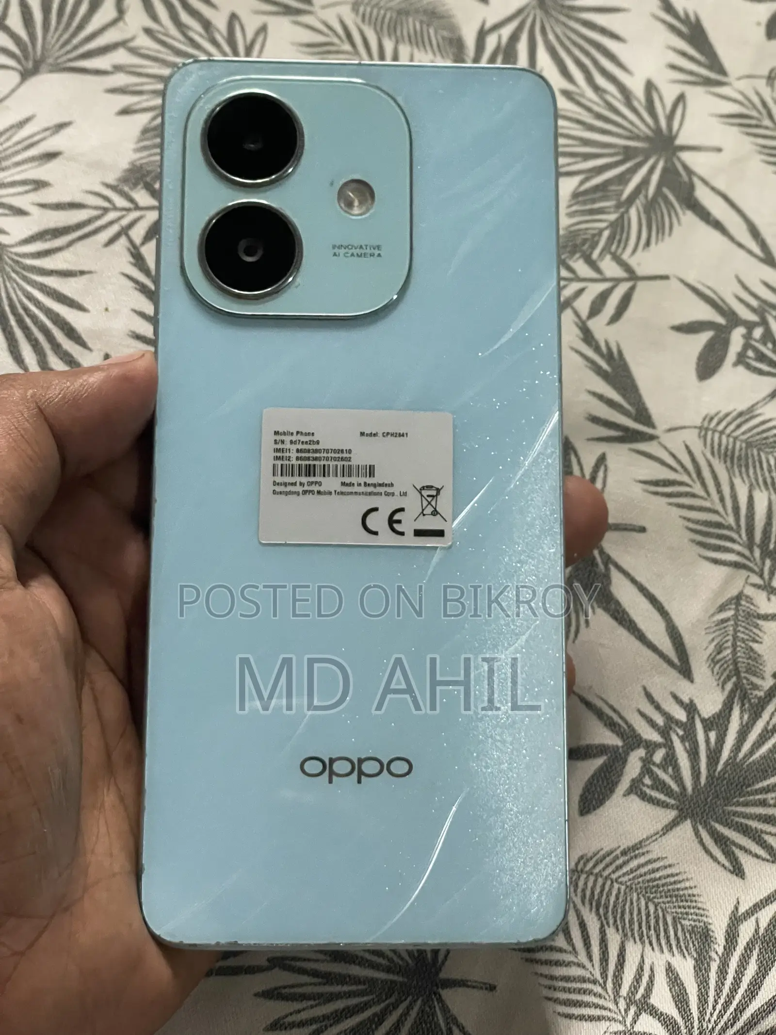 Oppo A3X 4G 128 GB Blue