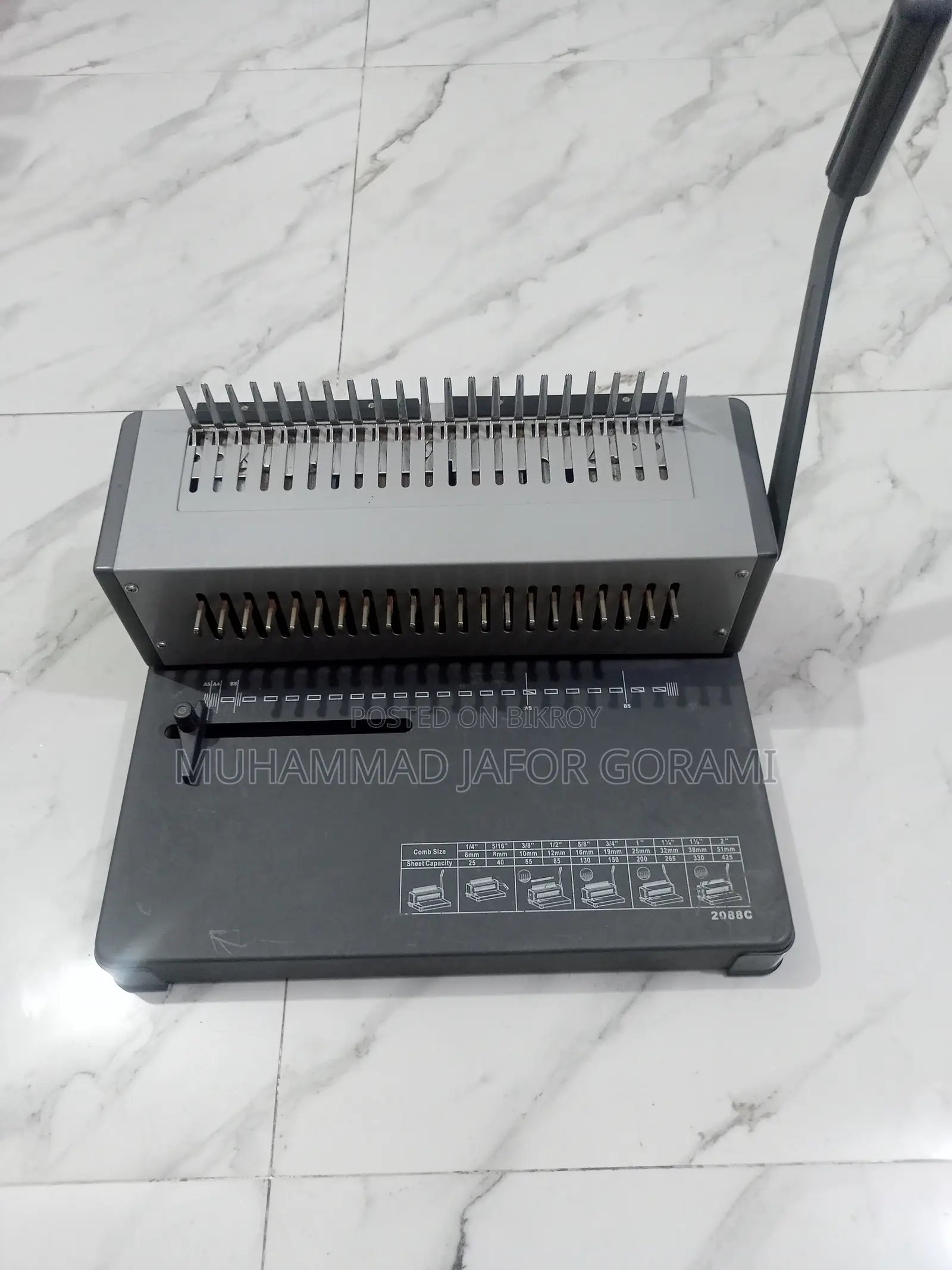 Combo Binding Machine
