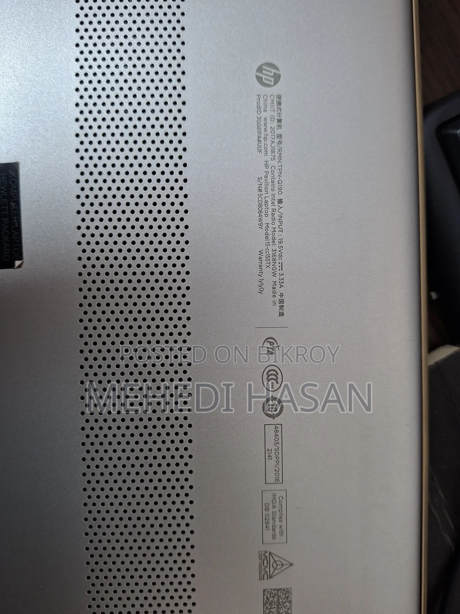 Laptop HP 8GB Intel Core i5 HDD 1T