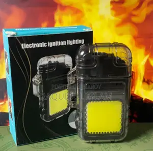 Waterproof Dual Arc Plasma Lighter (COB LED Light)