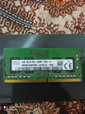 SK Hynix 4GB DDR4 Laptop RAM