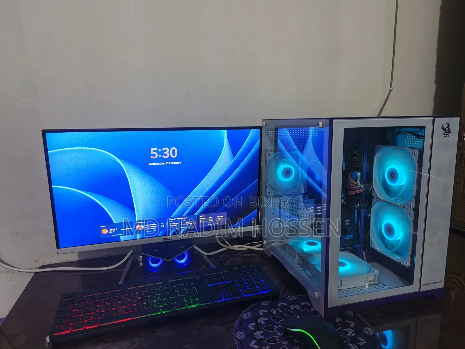 Desktop Computer 16GB AMD Ryzen 5 SSD 512GB