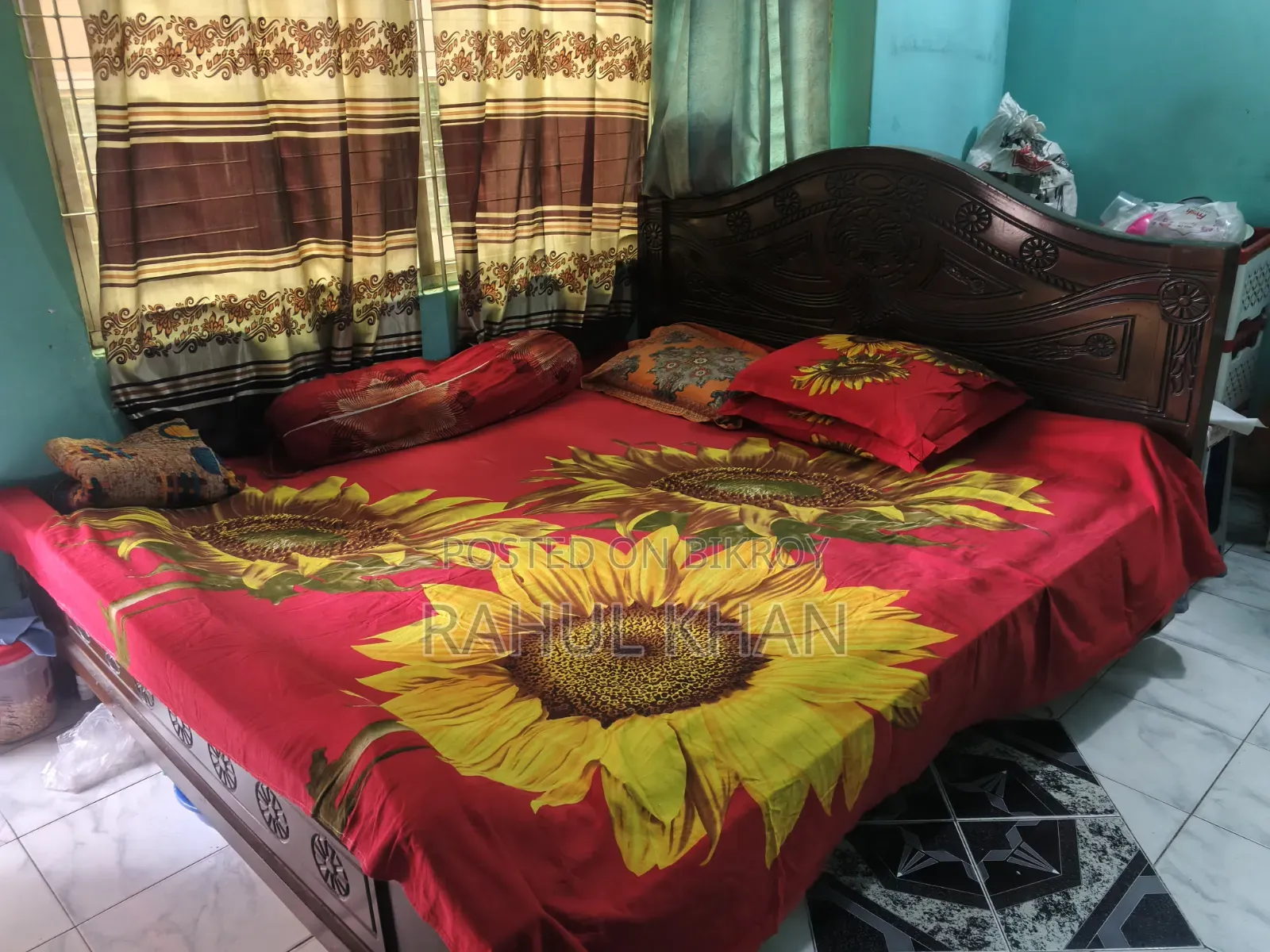 6 feet by 7 feet Bed