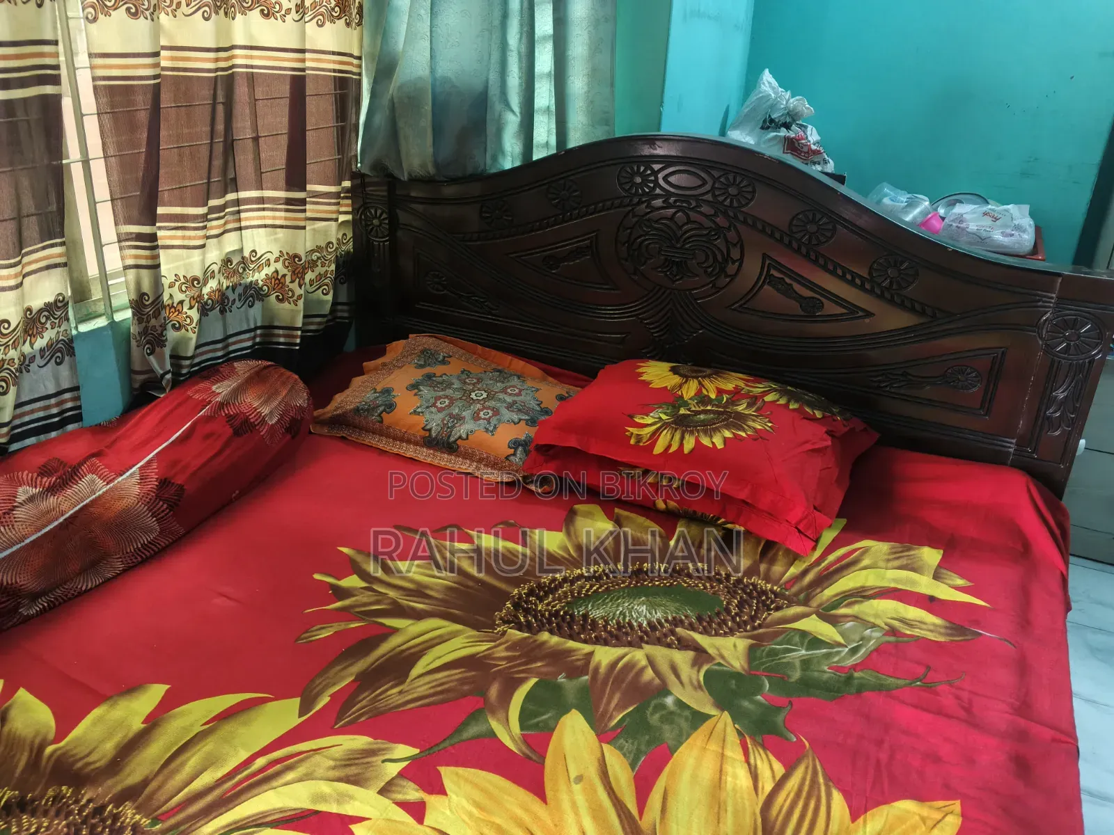 6 feet by 7 feet Bed