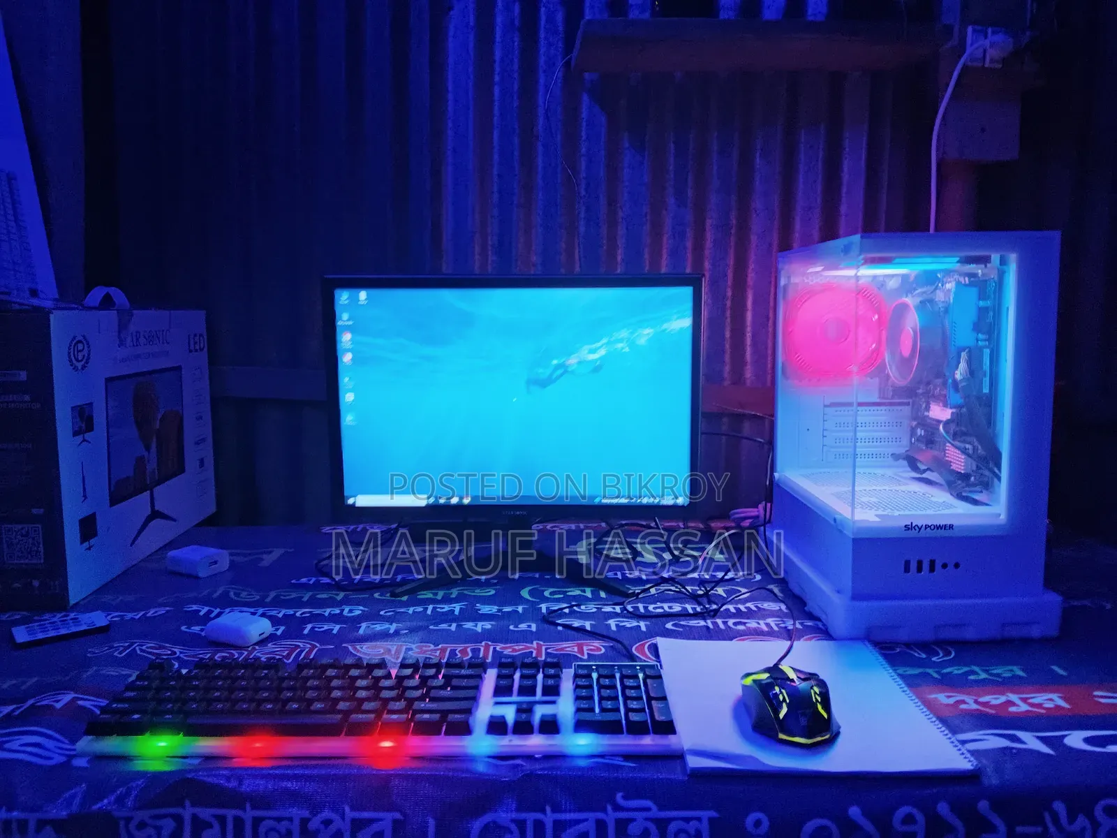 Desktop Computer MSI model 8GB AMD Ryzen 5 SSD 256GB