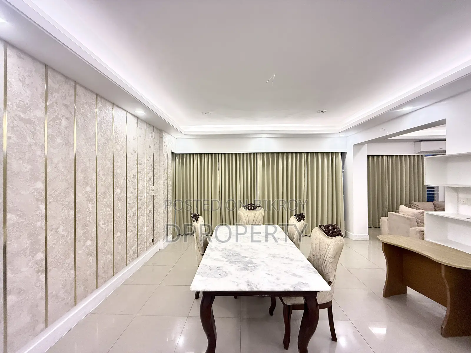 Furnished 3-bedroom Apartment in Uttara for Rent