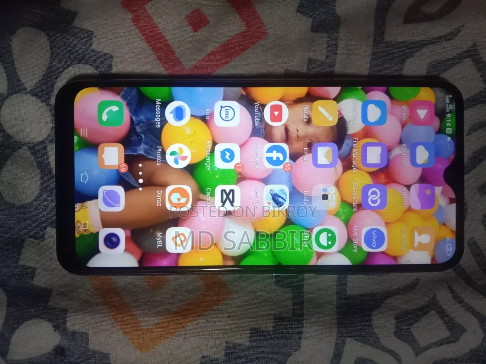 নতুন Vivo Y17 256 GB নীল