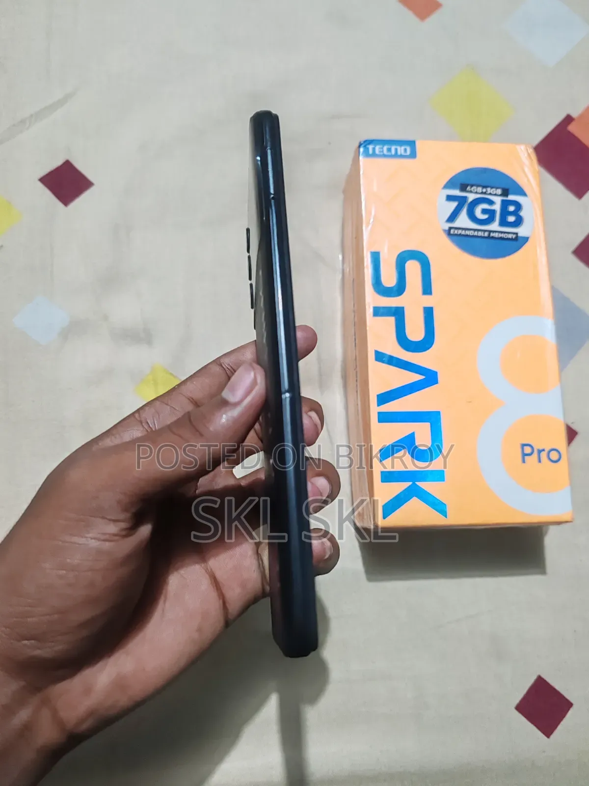 Tecno Spark 8 Pro ৬৪ জিবি কালো