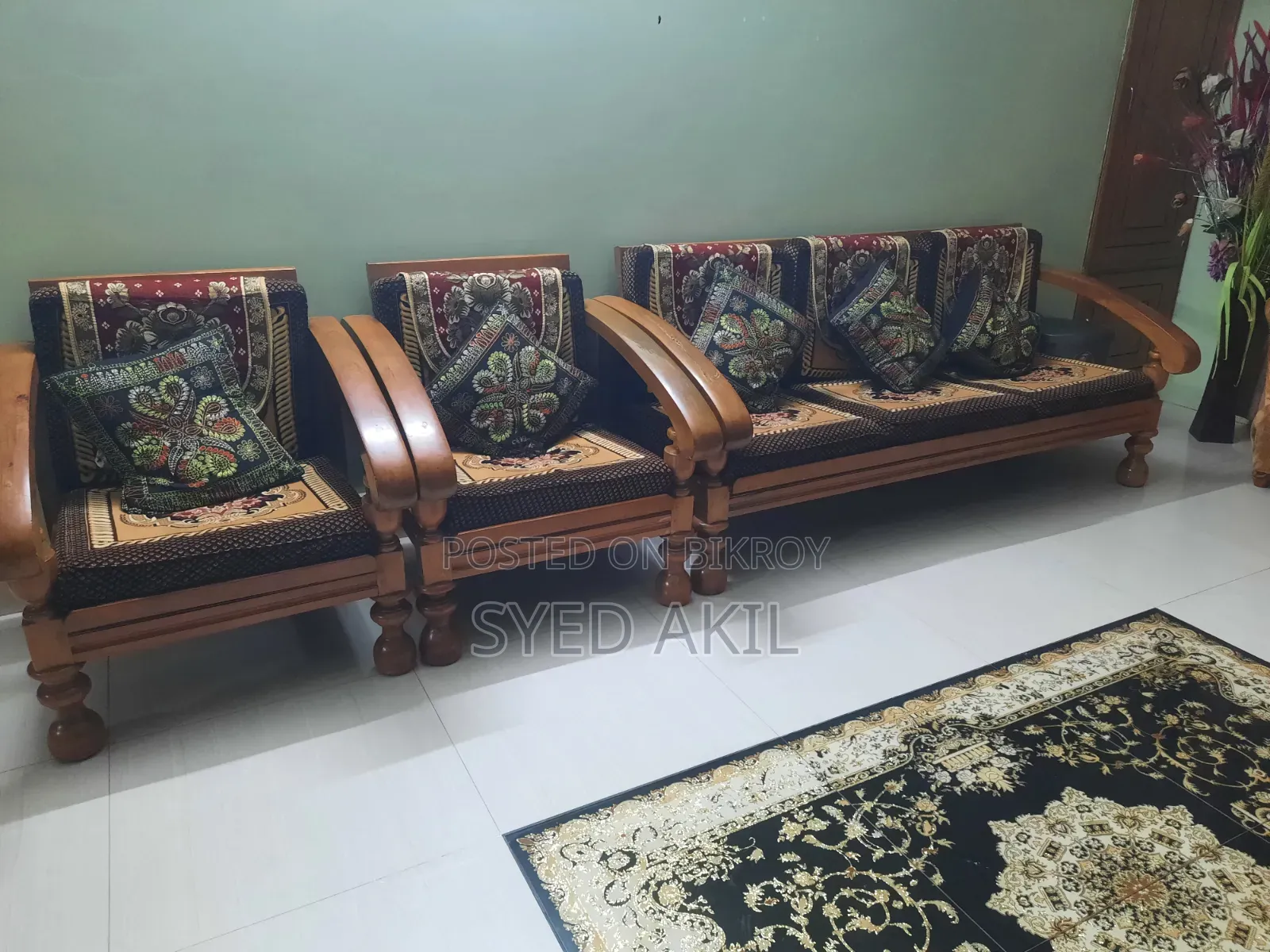 Teak Wood Sofa