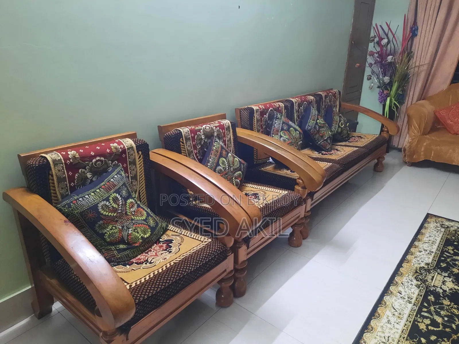 Teak Wood Sofa
