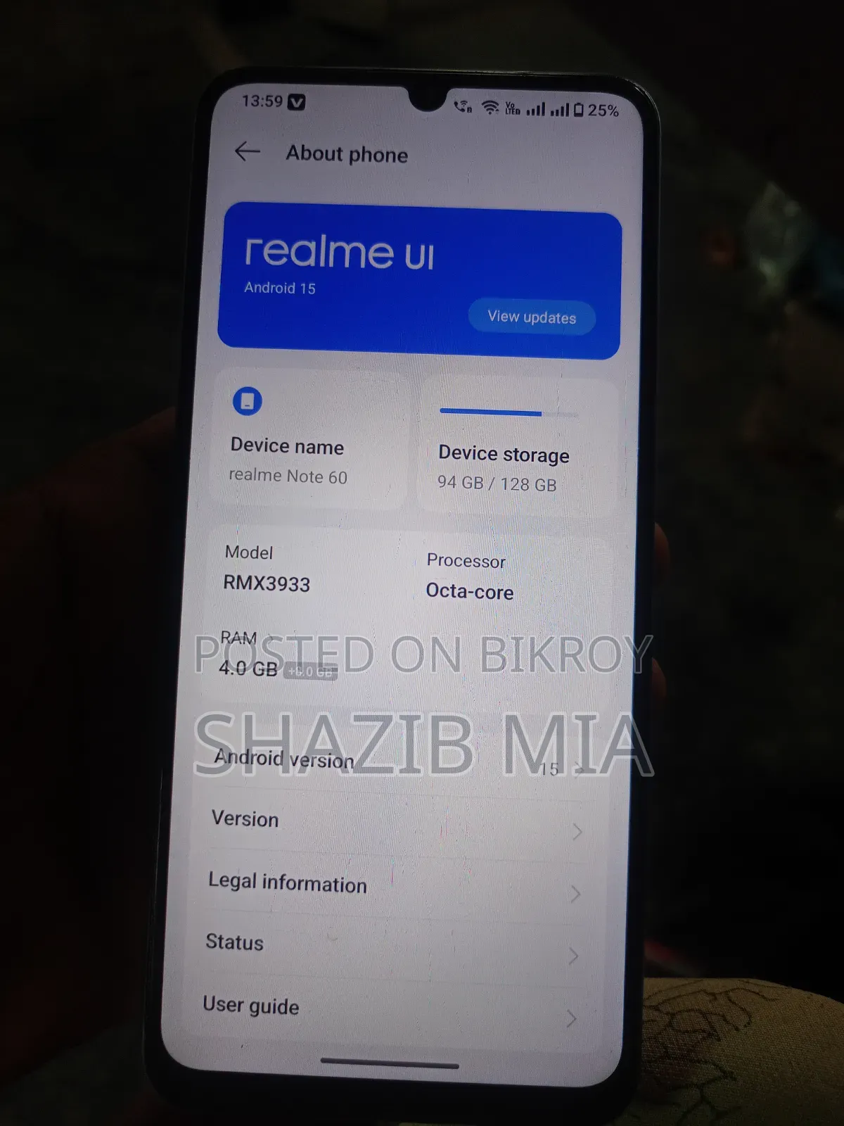 Realme Note 60 128 GB