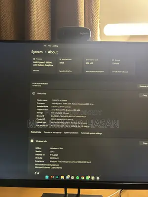 Desktop Computer 16GB AMD Ryzen 5 SSD 256GB