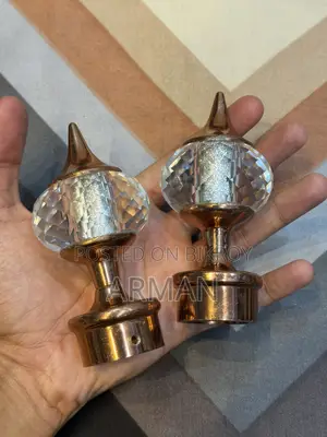 1 Set (2 Pcs) Premium Quality Porda Crystal Minar