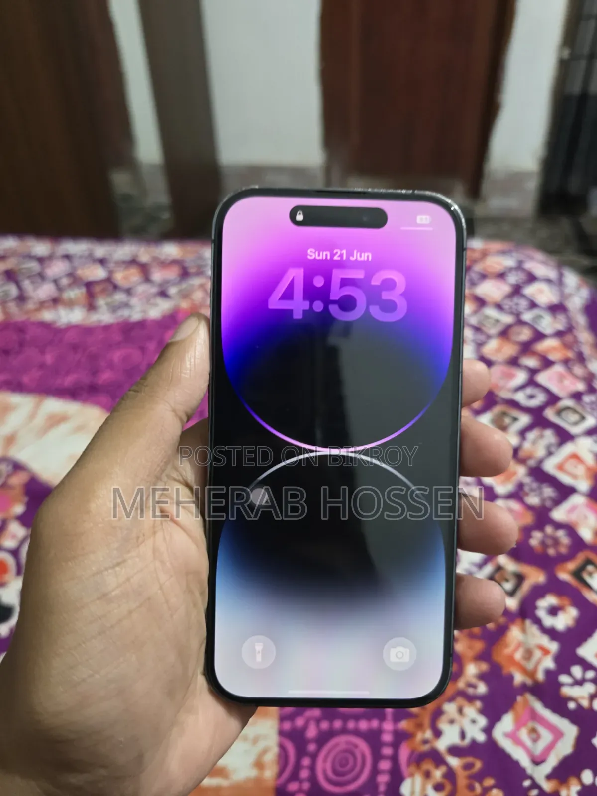 অ্যাপল আইফোন ১৪ প্রো ১২৮ জিবি পার্পল