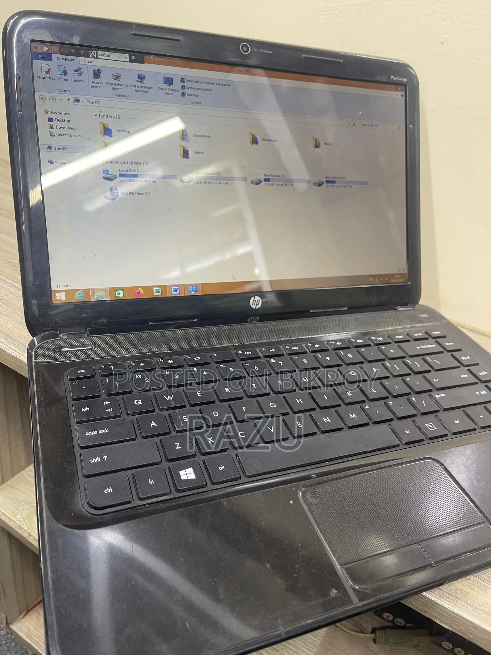 Laptop HP Pavilion G4 4GB Intel Core I3 HDD 128GB