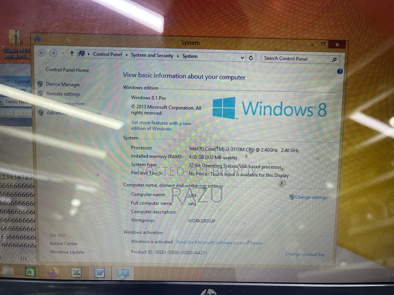 Laptop HP Pavilion G4 4GB Intel Core I3 HDD 128GB