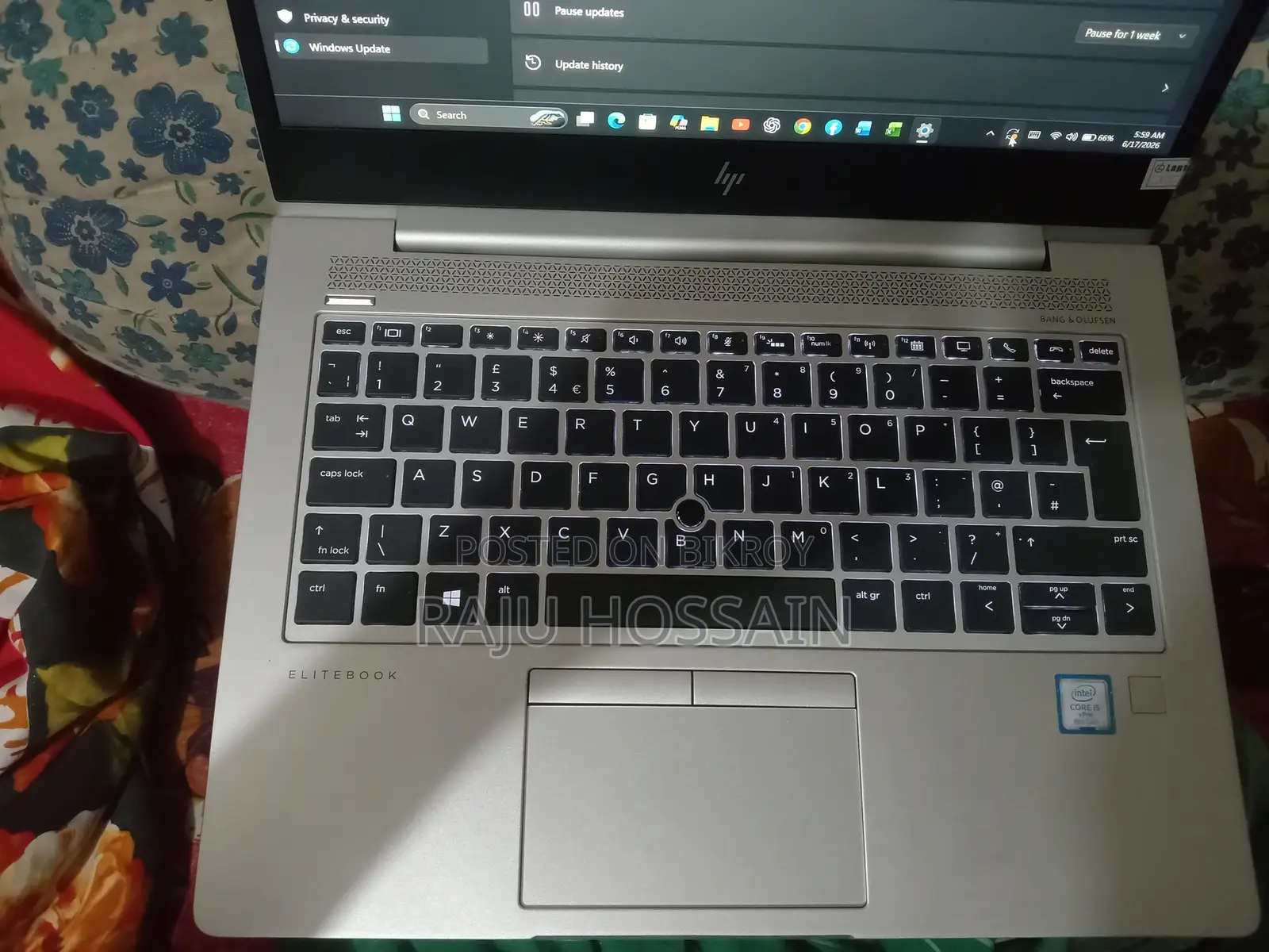 Laptop HP EliteBook 830 G5 8GB Intel Core I5 SSD 500GB