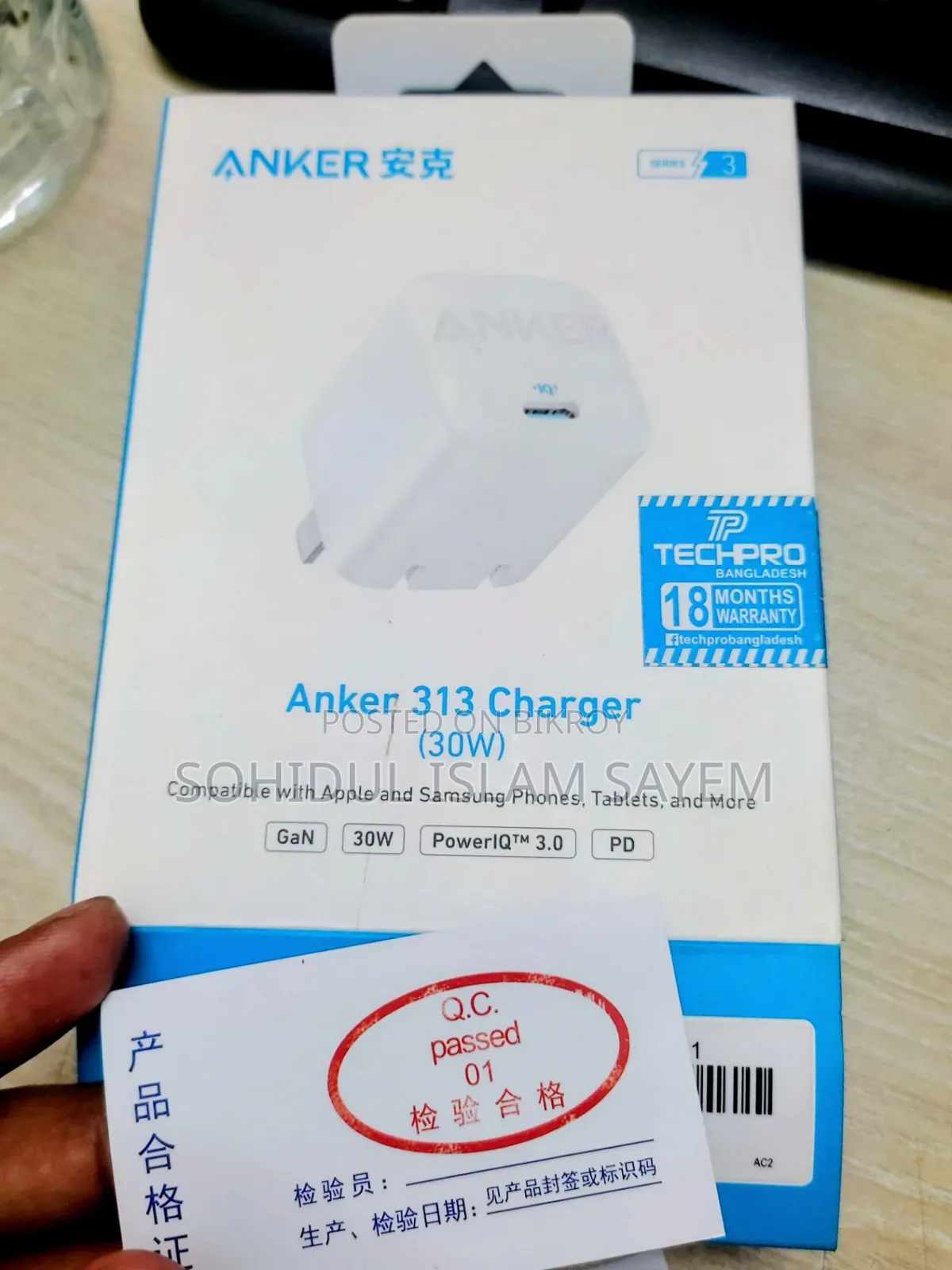 Anker 313 (30w) Pd Charger