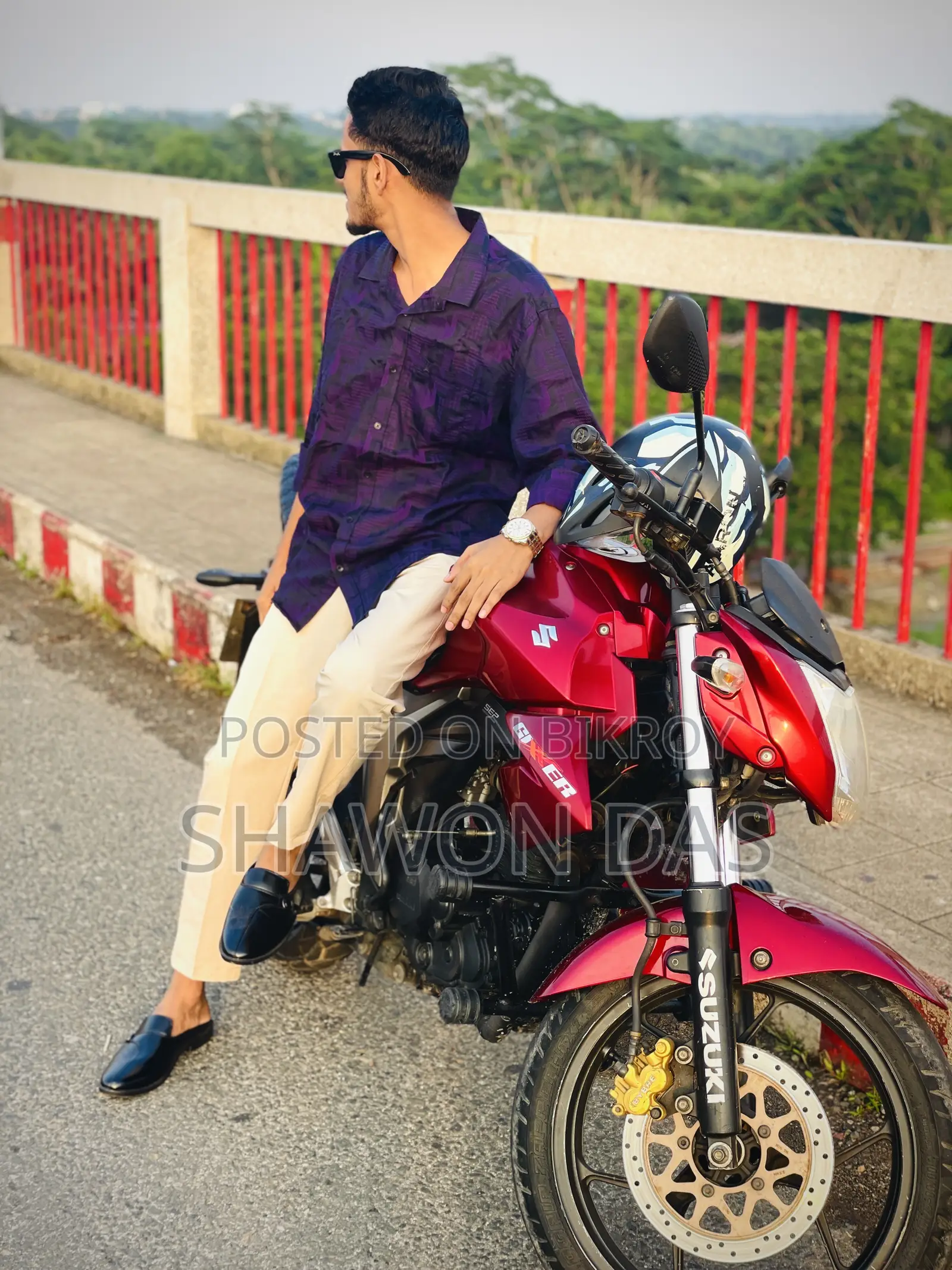 Suzuki Gixxer Monotone 2022 Purple